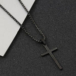 Halskette mit Kreuz „Erhöhter Glaube“ – Ansicht 3