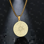 Halskette mit Medaille „Engel und sechs Sterne“ – Ansicht 3