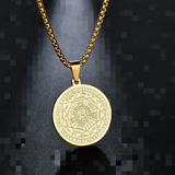 Halskette mit Medaille „Engel und sechs Sterne“ – Ansicht 3