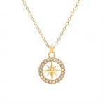 Halskette mit Nordstern-Anhänger in Gold