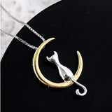 Halskette mit Mond und Katze – Ansicht 5