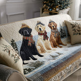 Gesteppter Sofabezug – mit Labrador Retriever
