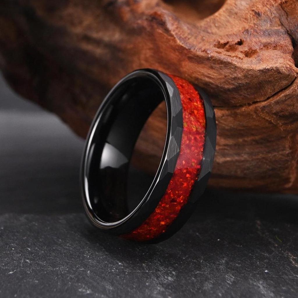 Inferno – Ring aus Wolframkarbid – Ansicht 2