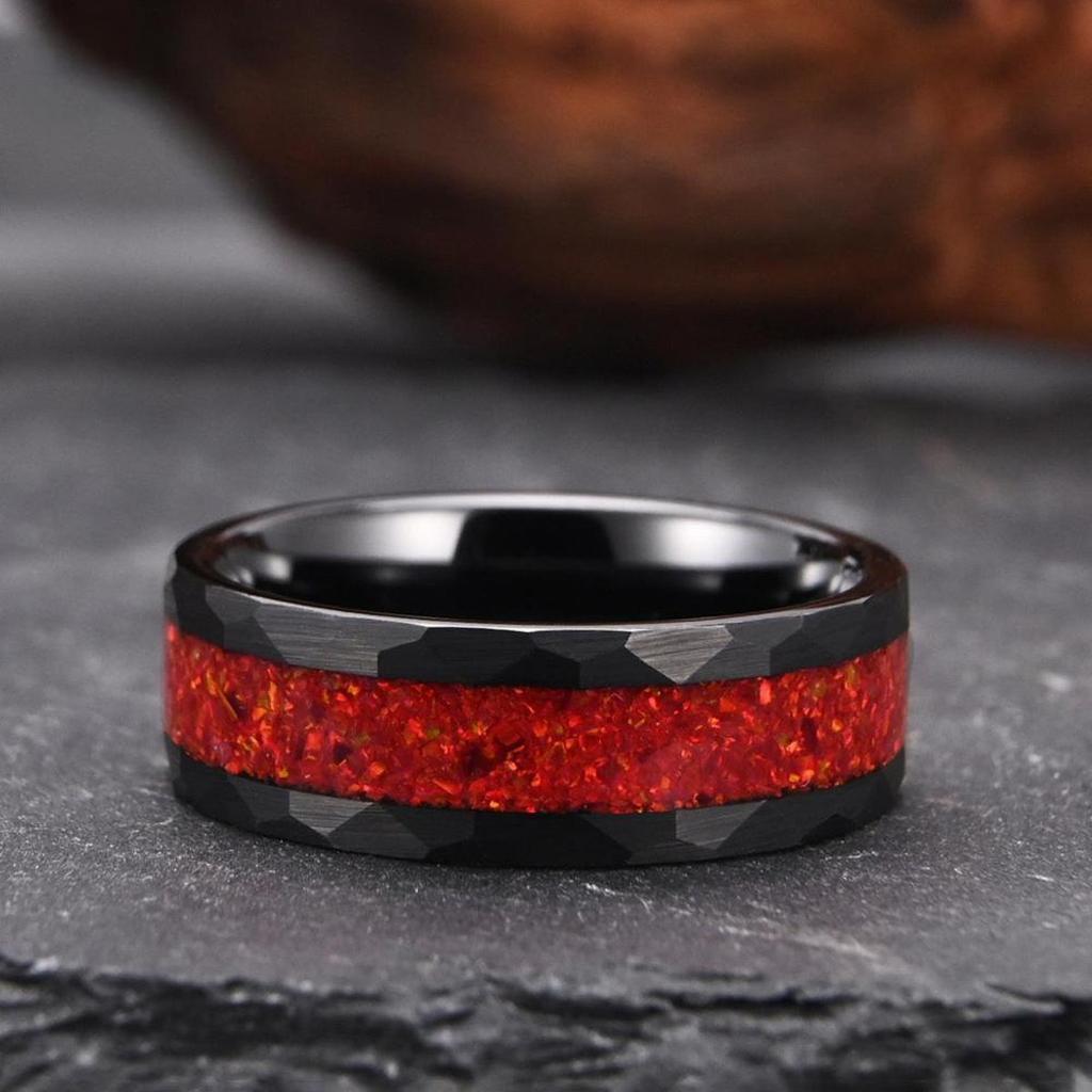 Inferno – Ring aus Wolframkarbid – Ansicht 4