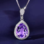 Halskette Ivonne mit Amethyst