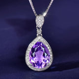 Halskette Ivonne mit Amethyst