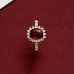 Roter Ring „Kaiserin“ in Gold – Ansicht 3