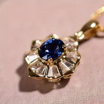 Halskette Kavella Noctazure in Gold – Ansicht 2