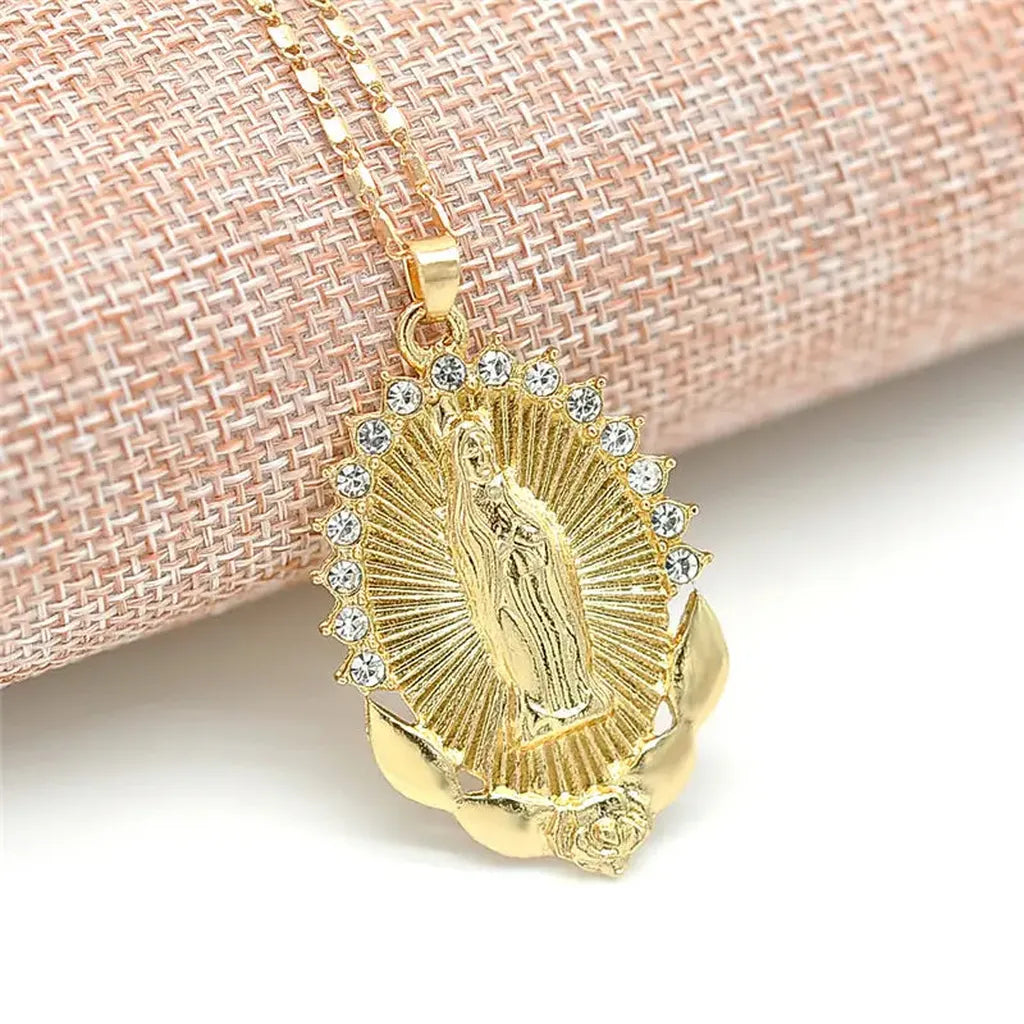 Halskette mit Marienmedaille