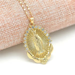 Halskette mit Marienmedaille