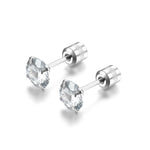 Klassische Solitär-Ohrstecker – Ansicht 2