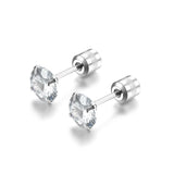 Klassische Solitär-Ohrstecker – Ansicht 2