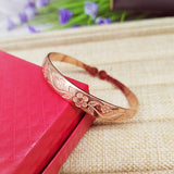 Kupferarmband „Dahlienrose“