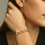 Kupferarmband „Kristallblüte“ – Ansicht 2