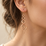 Kupferohrringe Loretta