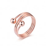 Kupferring „Wellen“