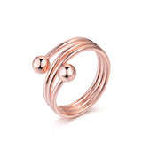 Kupferring „Wellen“
