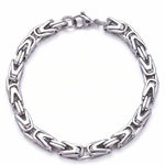 Armband Lucian mit Kronengliedern in Gold – Ansicht 2