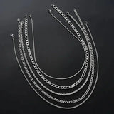 Luxuriöse Kette aus geflochtenem Edelstahl – Ansicht 2