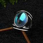 Magischer Ring mit Mondstein