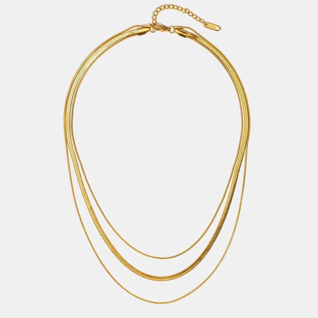 Mehrlagige Goldkette – Ansicht 4