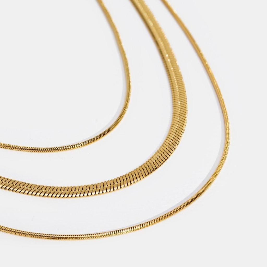 Mehrlagige Goldkette – Ansicht 5
