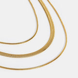 Mehrlagige Goldkette – Ansicht 5