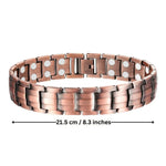 Kupferarmband „Kette“