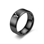 Initialenring mit Obsidian – Ansicht 25