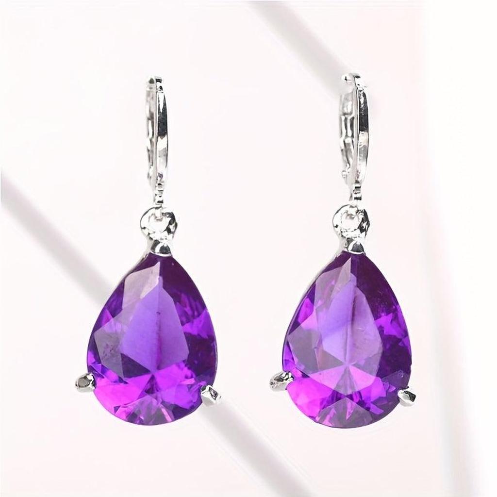 Ohrringe Tania mit Amethyst – Ansicht 3