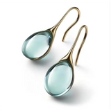 Ohrringe mit eingebettetem Opal – Ansicht 2