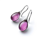 Ohrringe mit eingebettetem Opal – Ansicht 3