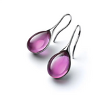 Ohrringe mit eingebettetem Opal – Ansicht 3