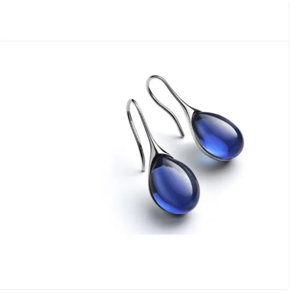 Ohrringe mit eingebettetem Opal – Ansicht 4