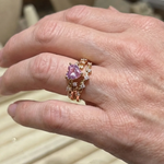 Ring-Set „Petalherz“ in Gold