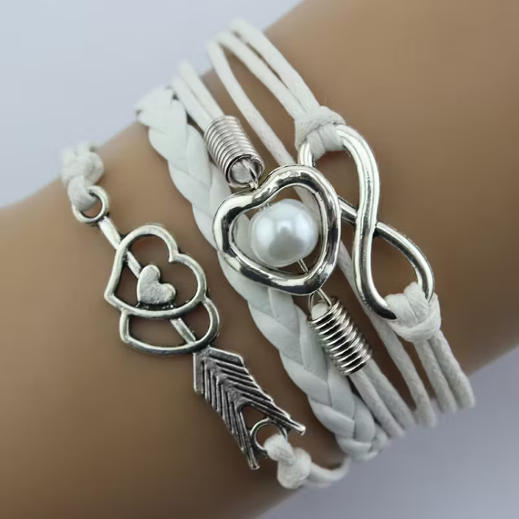 Retro-Armband im Rosenkranz-Stil