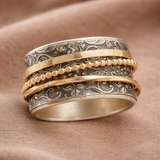 Retro-Drehring im Barock-Design