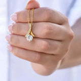Retro-Goldkette mit Zirkonia