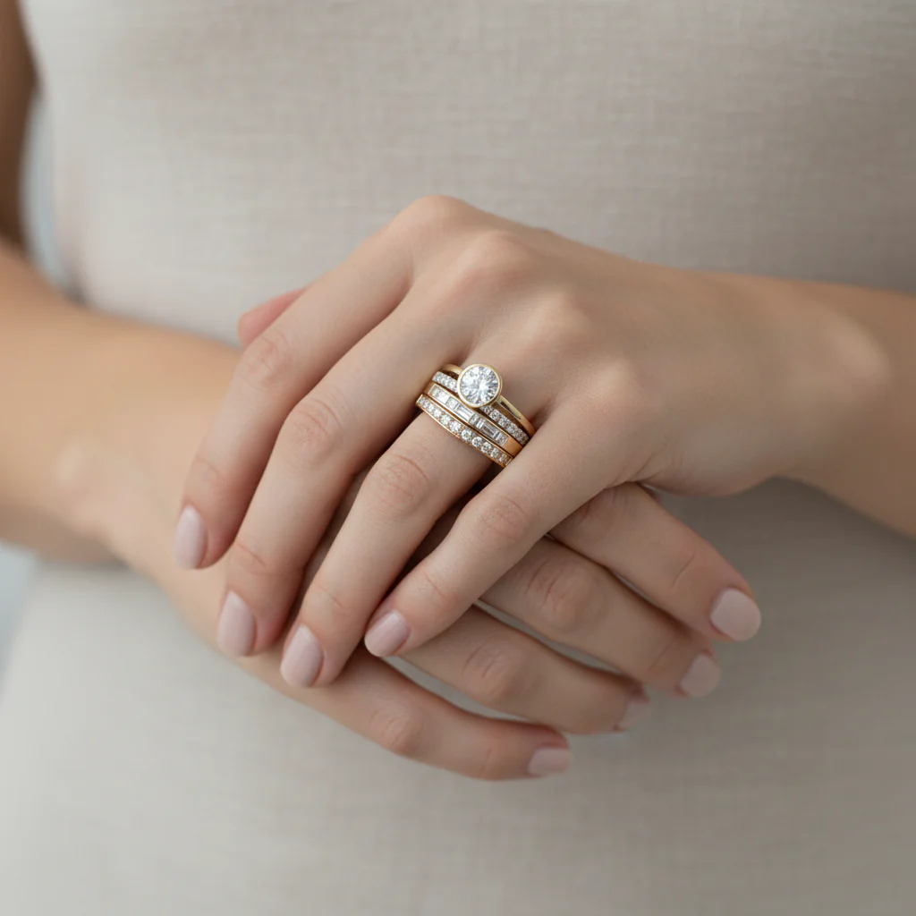 Retro-Ring-Set – Ansicht 2