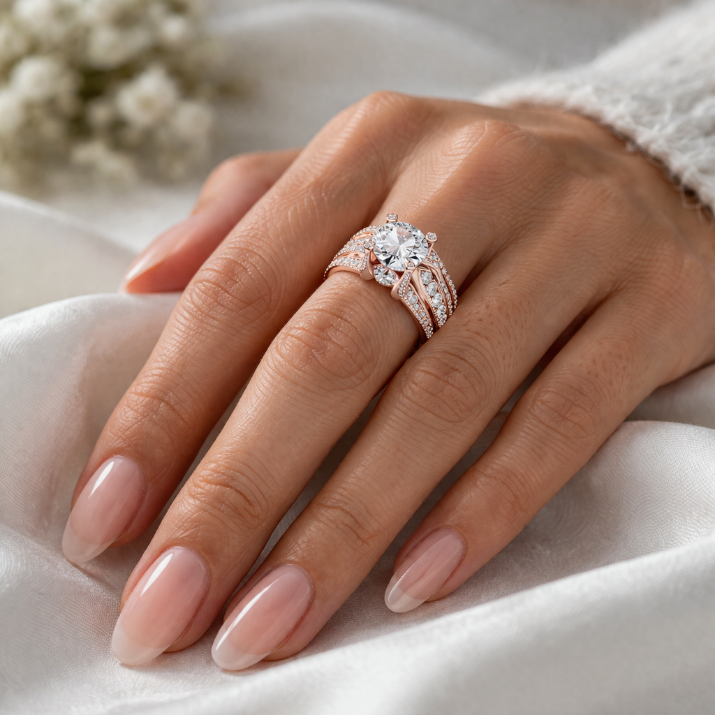 Retro-Ring mit Zirkonia – Ansicht 4