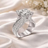 Retro-Ring mit Zirkonia