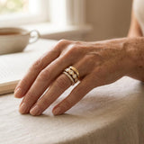 Ring-Set „Ewiger Glanz“ – Aura Kollektion – Ansicht 2