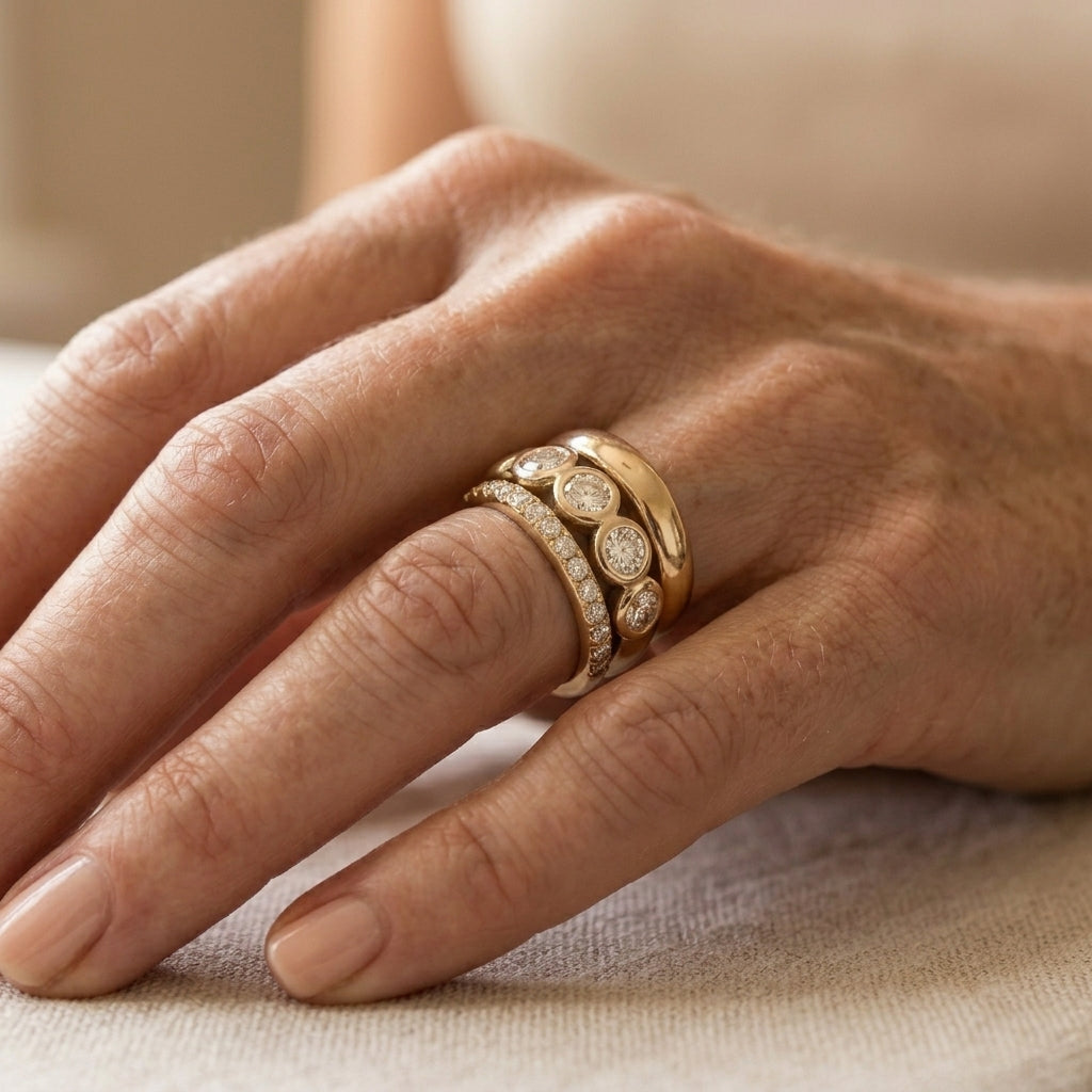 Ring-Set „Ewiger Glanz“ – Aura Kollektion
