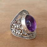 Ring Haida mit Amethyst – Ansicht 2