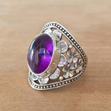 Ring Haida mit Amethyst