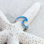 Ring „Meer“ mit Opal in Weißgold – Ansicht 3