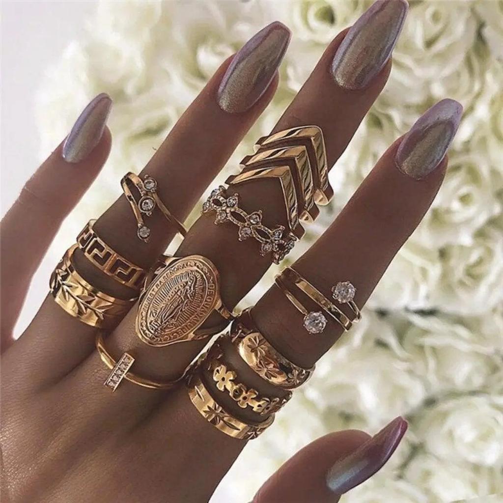 Ring-Set mit 8 bis 12 Ringen – Ansicht 3