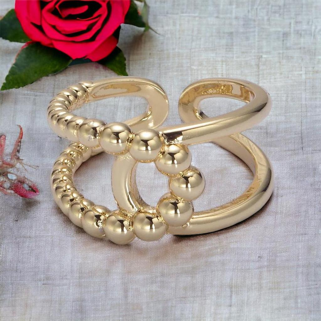 Ring „Vittoria“ mit gedrehtem Doppelband