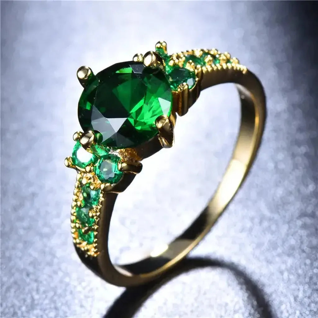Ring in Gold mit Smaragd