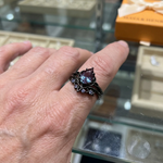 Ring mit Amethyst in Weißgold – Ansicht 2